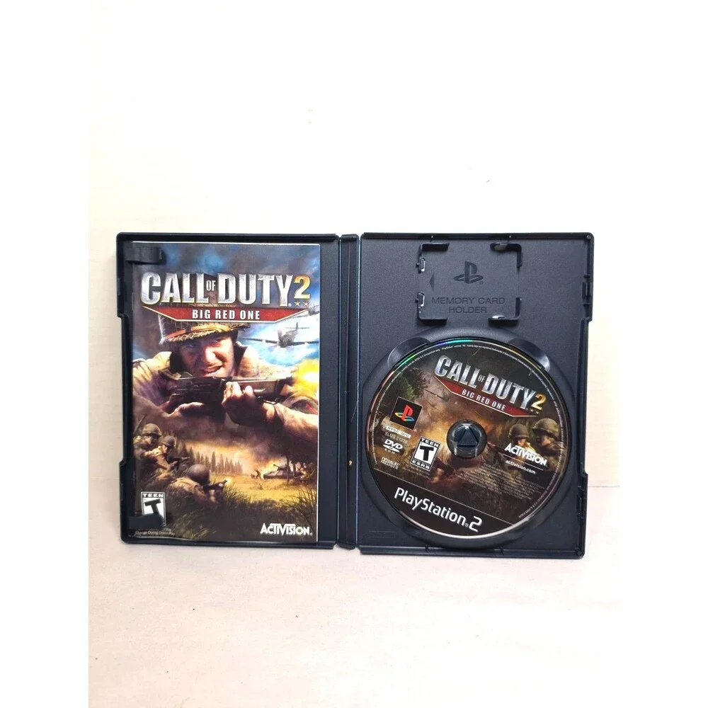 Call of Duty 2 Big Red One PS2 PlayStation 2 Complete 2005